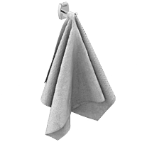 CT-11 Crystal S.S. 304 Set 5 Pcs. (Towel Rod, Soap Dish, Nepkin Ring, Robe Hook,Tumbler Holder)