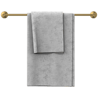 LE-GG-02 Towel Rod (Glossy Gold Finish)