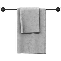 LE-MB-02 Towel Rod (Matt Black)