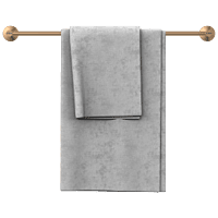 LE-RG-02 Towel Rod (Rose Gold Finish)