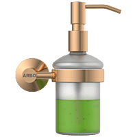 LE-RG-06 Lexus Liquid Soap Dispenser With Brass Pump-Rose Gold