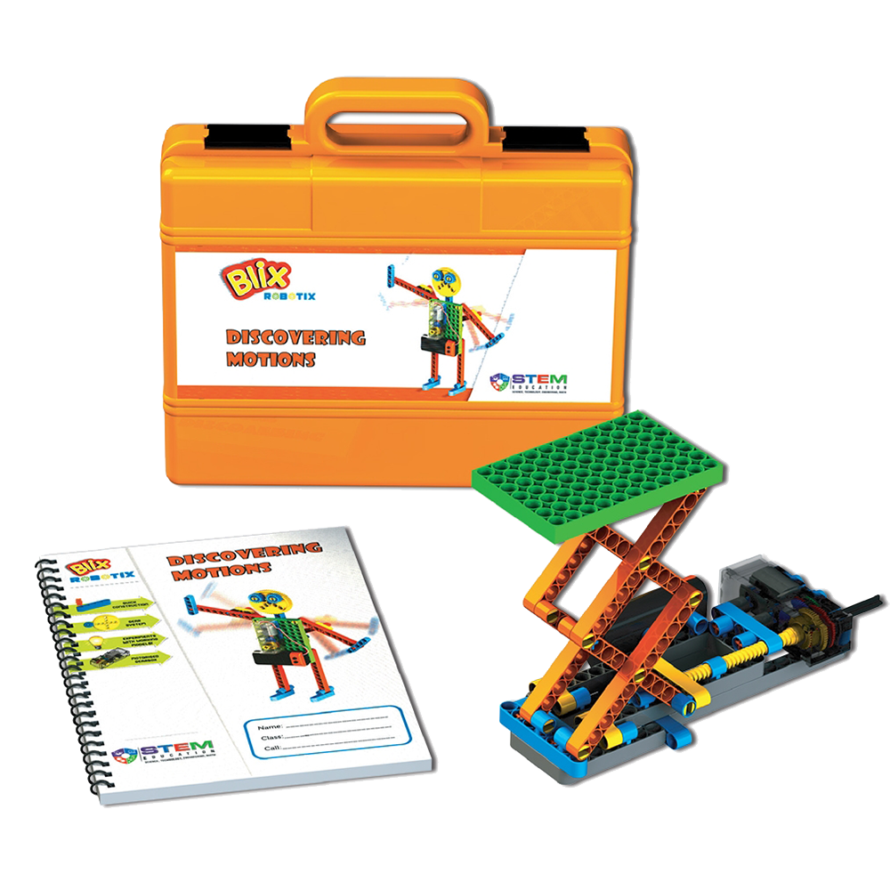 Blix Discovering Motions- Science Kit, Educational DIY Building Set, Construction Toys, STEM toys for 9+ Years Boys and Girls