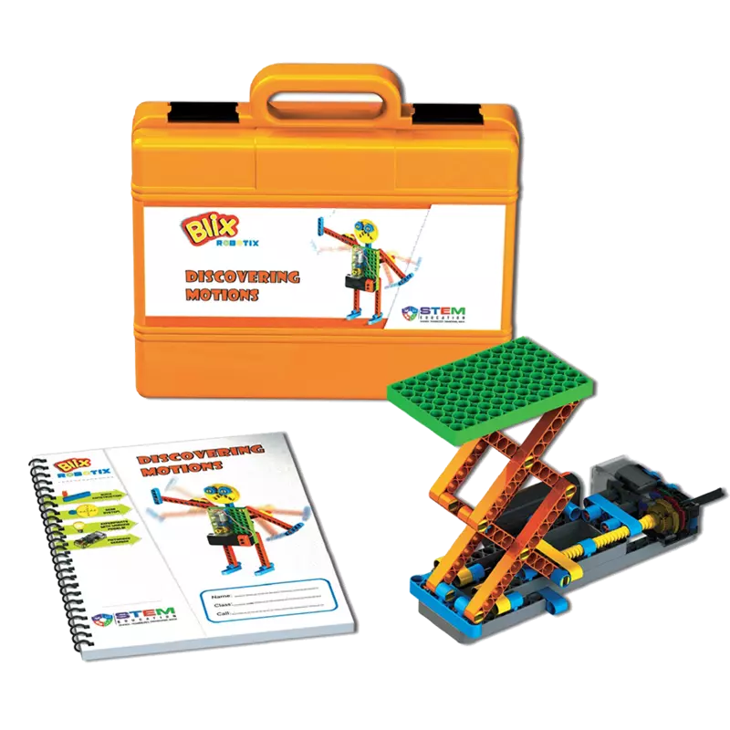 Blix Discovering Motions- Science Kit, Educational DIY Building Set, Construction Toys, STEM toys for 9+ Years Boys and Girls