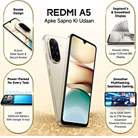 REDMI A5 4G (Jaisalmer Gold, 64 GB)  (3 GB RAM)
