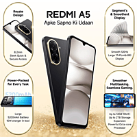REDMI A5 4G (Just Black, 64 GB)  (3 GB RAM)