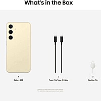 SAMSUNG Galaxy S24 5G (Amber Yellow, 256 GB) (8 GB RAM)