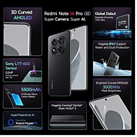 REDMI Note 14 Pro 5G (Titan Black, 128 GB) (8 GB RAM)