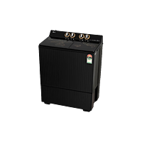 12 KG Washing Machine with Roller Jet Pulsator+, Wind Jet Dry+ , Dual Spin Shower, Onyx Black, 5 Star