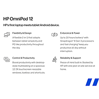 HP OmniPad Detachable 12-m002QU | 256 GB | Denim Blue