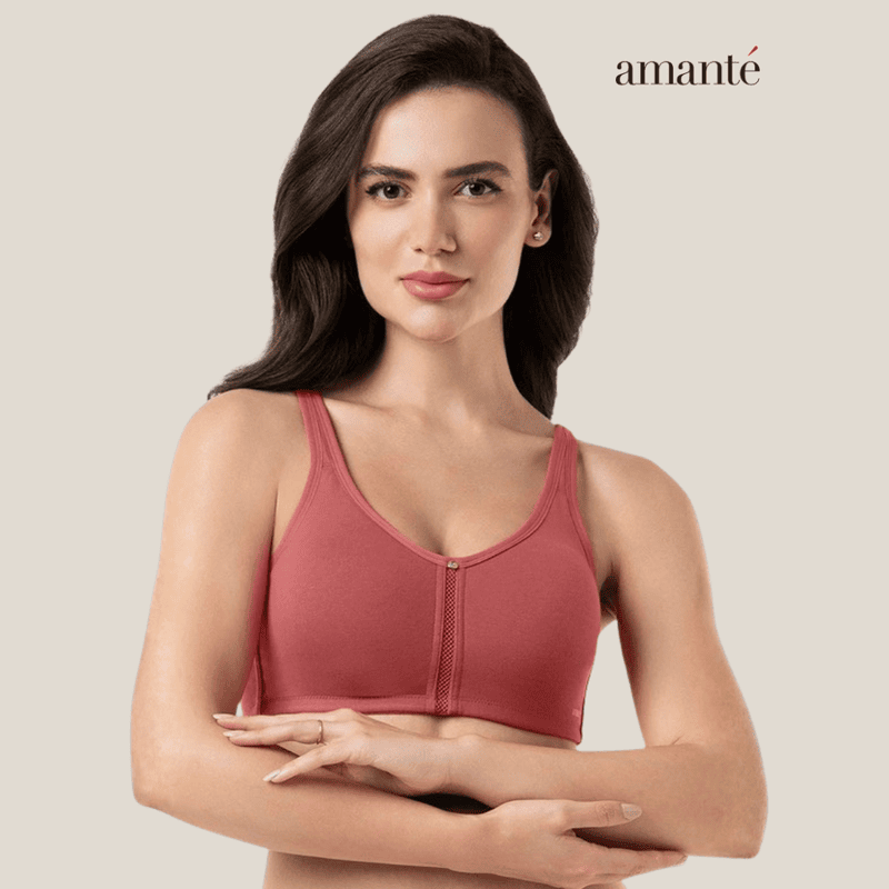 Amante Cotton Daily Support Solid Non Padded Non Wired Bra 93201