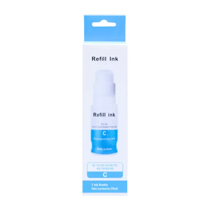 Refill Ink for Canon PIXMA G5070/G6070/G7070 (Cyan)