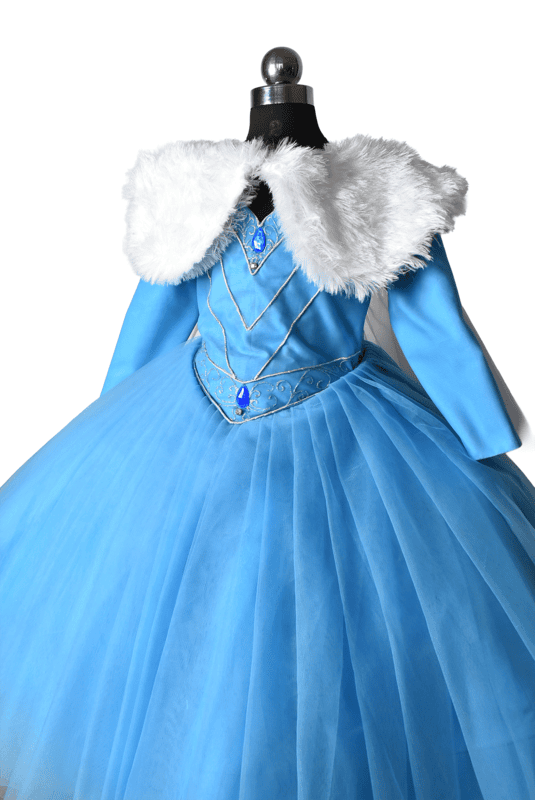 Elsa Frozen Theme Princess Gown