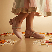 Nesco Kids Peach Ballerina Flats