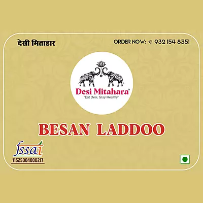 Besan Laddoo (Pure Ghee)