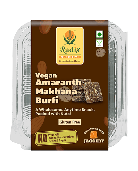 Amaranth Nut Burfi - 200 g | with Jaggery | Vegan | Gluten Free