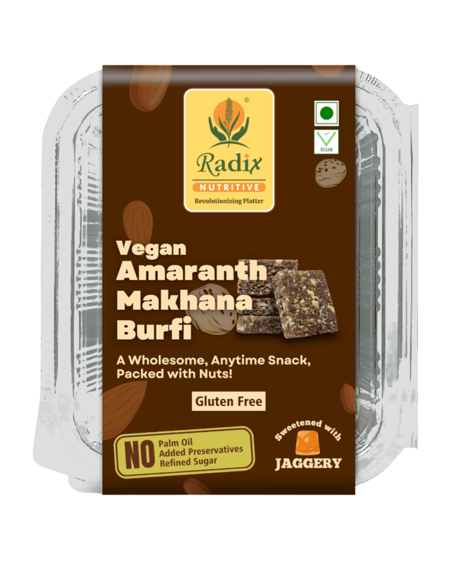 Amaranth Nut Burfi - 200 g | with Jaggery | Vegan | Gluten Free