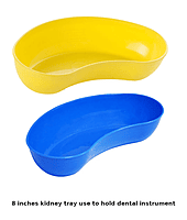 Kidney Tray Autoclavable 8 Inch – Reusable Dental Instrument Tray