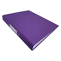 A4 Purple Paper Over Board Ring Binder by Janrax