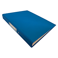 A4 Light Blue Paper Over Board Ring Binder by Janrax