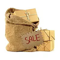 Pack of 100 Brown Kraft Flashes 100 x 75mm