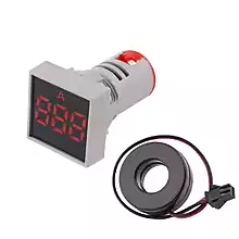 Smidnya Square Indicator Ammeter AC 0~100A Red – Industrial Panel Meter for Pan India Use