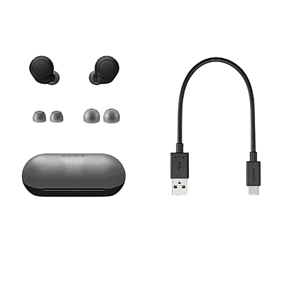 Sony WF-C500 Truly Wireless Bluetooth Earbuds with 20Hrs Battery, True Wireless Earbuds, Mic for Phone Calls, Quick Charge - Black Sony WF-C500 Truly Wireless Bluetooth Earbuds with 20Hrs Battery, True Wireless Earbuds, Mic for Phone Calls, Quick Charge - Black