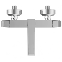 LV-2013 Sink Mixer With Swinging Spout With Connecting Legs With Wall Flange (Wall Mounted Model)