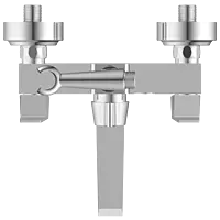 LV-2021 Wall Mixer 2 In 1 With Crutch, Connecting Legs With Wall Flange