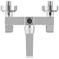 LV-2050 Wall Mixer With Connector For Hand Shower Arrangement With Connecting Legs, Wall Flange & Wall Bracket For Hand Shower