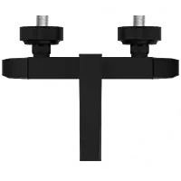 LV-MB-2013 Sink Mixer With Swinging Spout With Connecting Legs With Wall Flange (Wall Mounted Model) (Matt Black)
