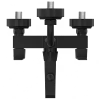 LV-MB-2022 Side Handle Wall Mixer 3 In 1 With Connecting Legs With Wall Flange (Matt Black)