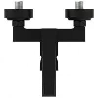 LV-MB-2043 Single Lever Sink Mixer With Swinging Spout With Connecting Legs With Wall Flange (Wall Mounted Model) (Matt Black)