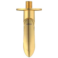KA-GG-3103 Long Nose Bib Tap With Wall Flange (Glossy Gold)