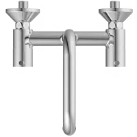 LX-1314 Sink Mixer With Swinging Spout With Connecting Legs With Wall Flange (Wall Mounted Model)