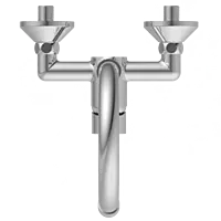 LX-1343 Single Lever Sink Mixer With Swinging Spout With Connecting Legs With Wall Flange (Wall Mounted Model)