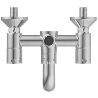 LX-1350 Wall Mixer With Connector For Hand Shower Arrangement With Connecting Legs, Wall Flange & Wall Bracket For Hand Shower