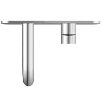 LX-1367 Exposed Part Kit For Single Lever Basin Mixer Wall Mounted With Consisting Of Operative Lever, Basin Spout & Wall Flange
