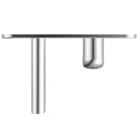 CM-2567 Exposed Part Kit For Single Lever Basin Mixer Wall Mounted With Consisting Of Operative Lever, Basin Spout & Wall Flange