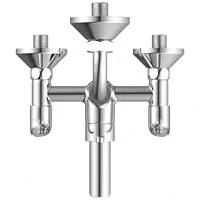 CM-2520 Wall Mixer 2 In 1 With Connecting Legs With Wall Flange