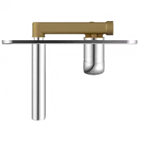 CM-2529 Concealed Body For Single Lever Basin Mixer Wall Mounted With Exposed Part Kit, Consisting Of Operative Lever, Basin Spout & Wall Flange