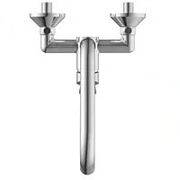 RL-4643 Single Lever Sink Mixer With Swinging Spout With Connecting Legs With Wall Flange (Wall Mounted Model)
