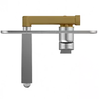 RL-4629 Concealed Body For Single Lever Basin Mixer Wall Mounted With Exposed Part Kit, Consisting Of Operative Lever, Basin Spout & Wall Flange