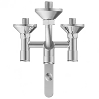 NE-1622 Wall Mixer 3 In 1 With Connecting Legs With Wall Flange