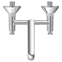 IX-2813 Sink Mixer With Swinging Spout With Connecting Legs With Wall Flange (Wall Mounted Model)