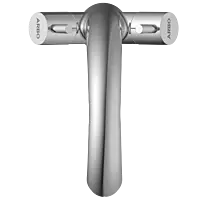 EL-1815 Center Hole Basin Mixer With Swinging Spout With Braided Hoses (Table Mounted Model)