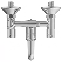 EL-1821 Wall Mixer 2 In 1 With Crutch, Connecting Legs With Wall Flange