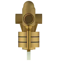 CD-5605 Concealed Body For 3 Inlet 2 Outlet Single Lever High Flow Diverter