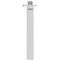 SHA-01 Square Cross 9" Inch Long Wall Mounted Shower Arm With Wall Flange