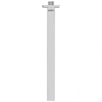 SHA-02 Square Cross 12" Inch Long Wall Mounted Shower Arm With Wall Flange