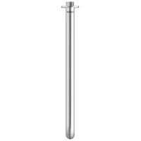 SHA-28 Round Shape 18" Inch Long With 90° Bend  Wall Mounted Shower Arm With Wall Flange